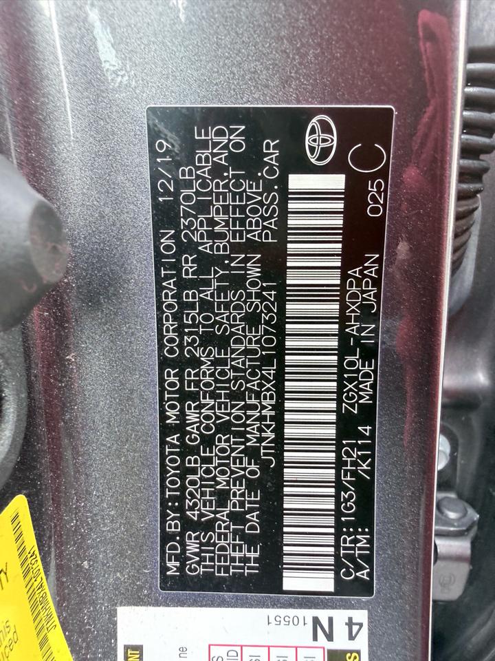 Toyota C-HR XLE 2020