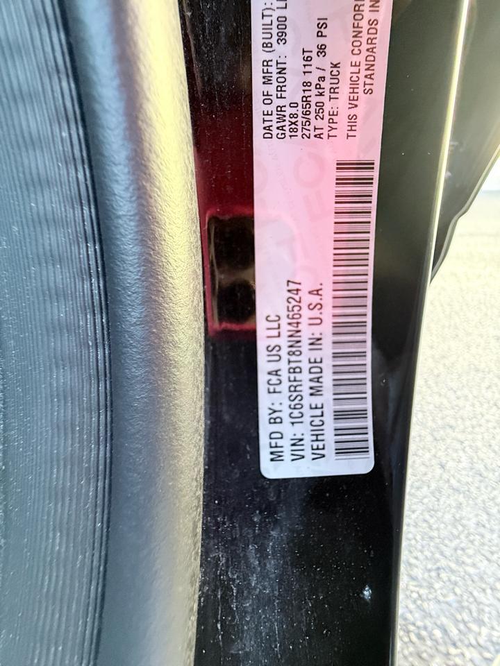 RAM 1500 Big Horn Quad Cab 4WD 2022