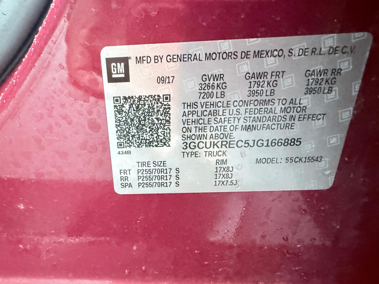 Chevrolet Silverado 1500 LT Crew Cab 4WD 2018