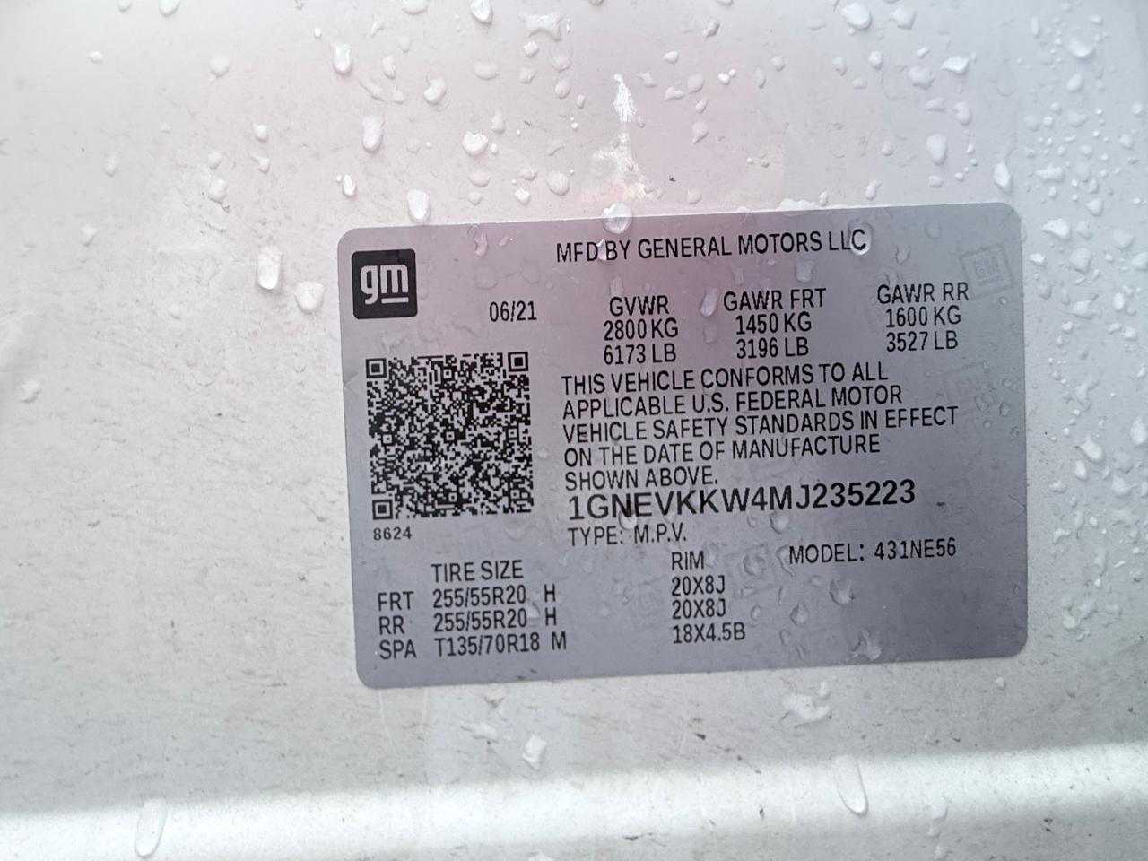 Chevrolet Traverse Premier AWD 2021