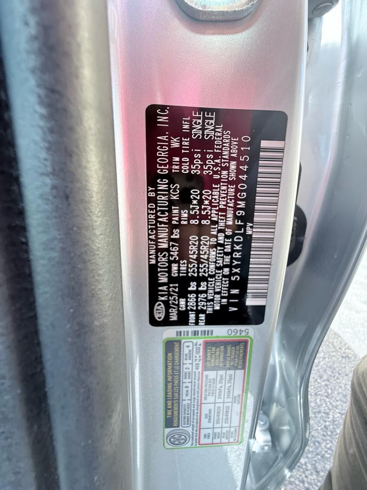 Kia Sorento SX AWD 2021