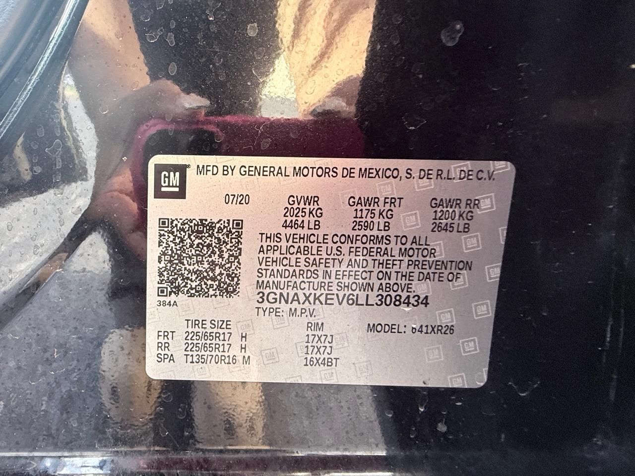 Chevrolet Equinox LT 2WD 2020