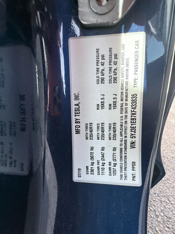 Tesla Model 3 Long Range 2019