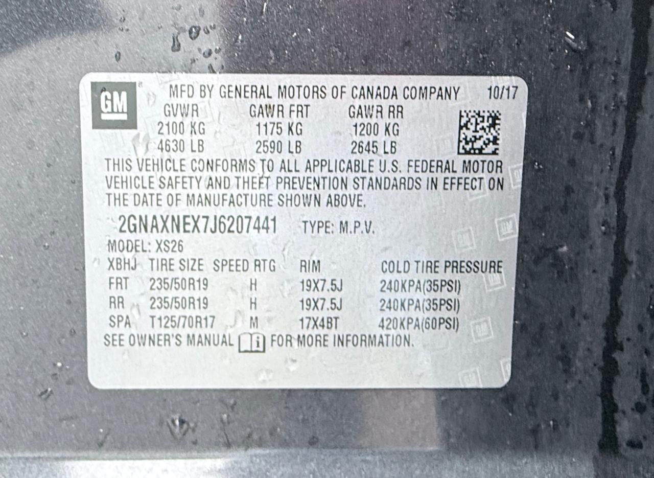 Chevrolet Equinox Premier 2018