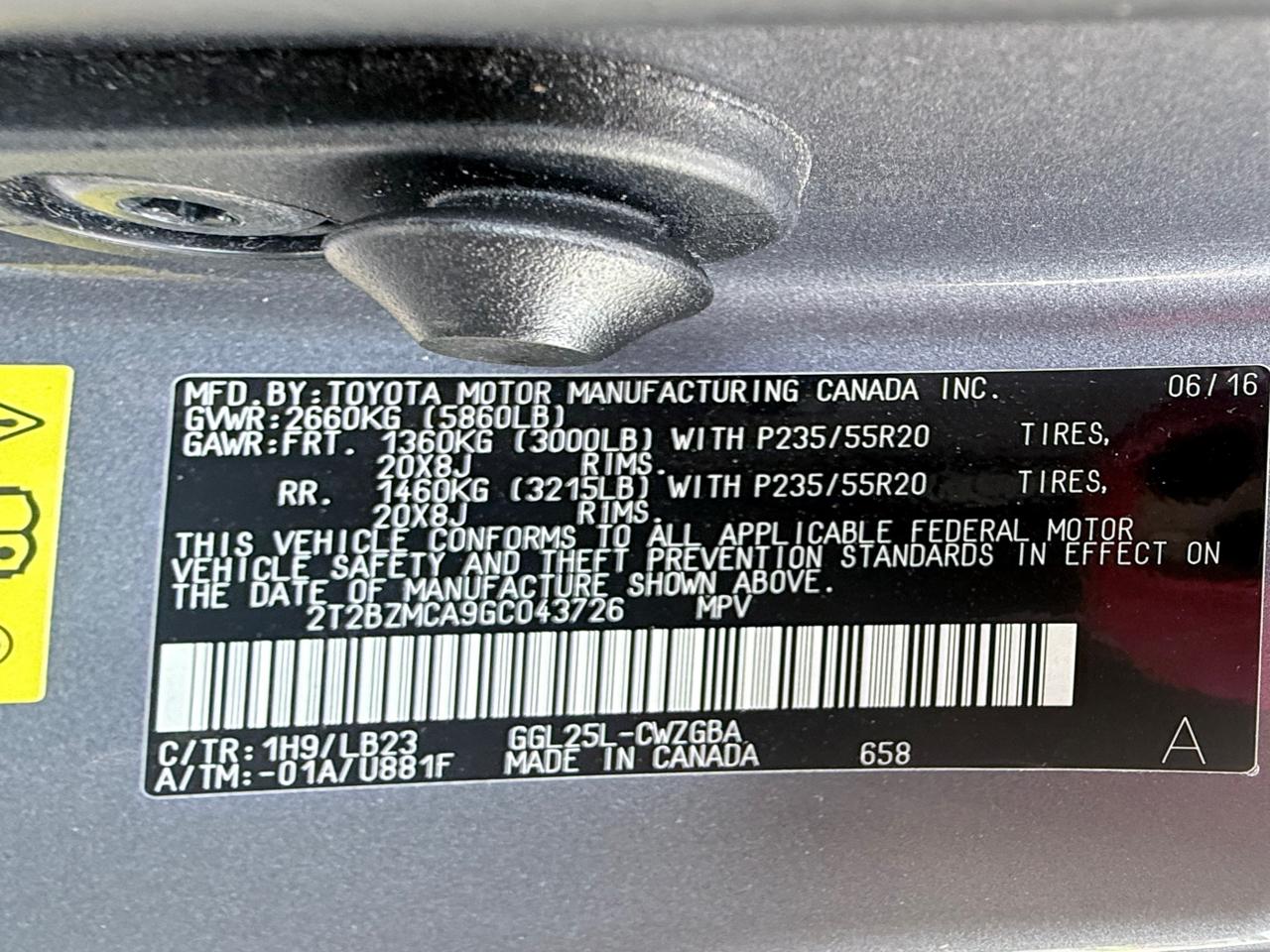 Lexus RX 350 AWD 2016