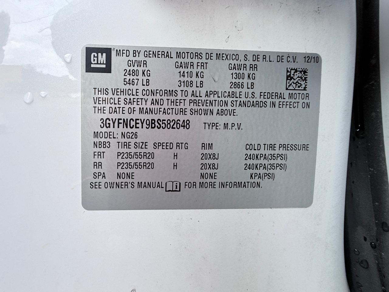 Cadillac SRX Premium Collection 2011