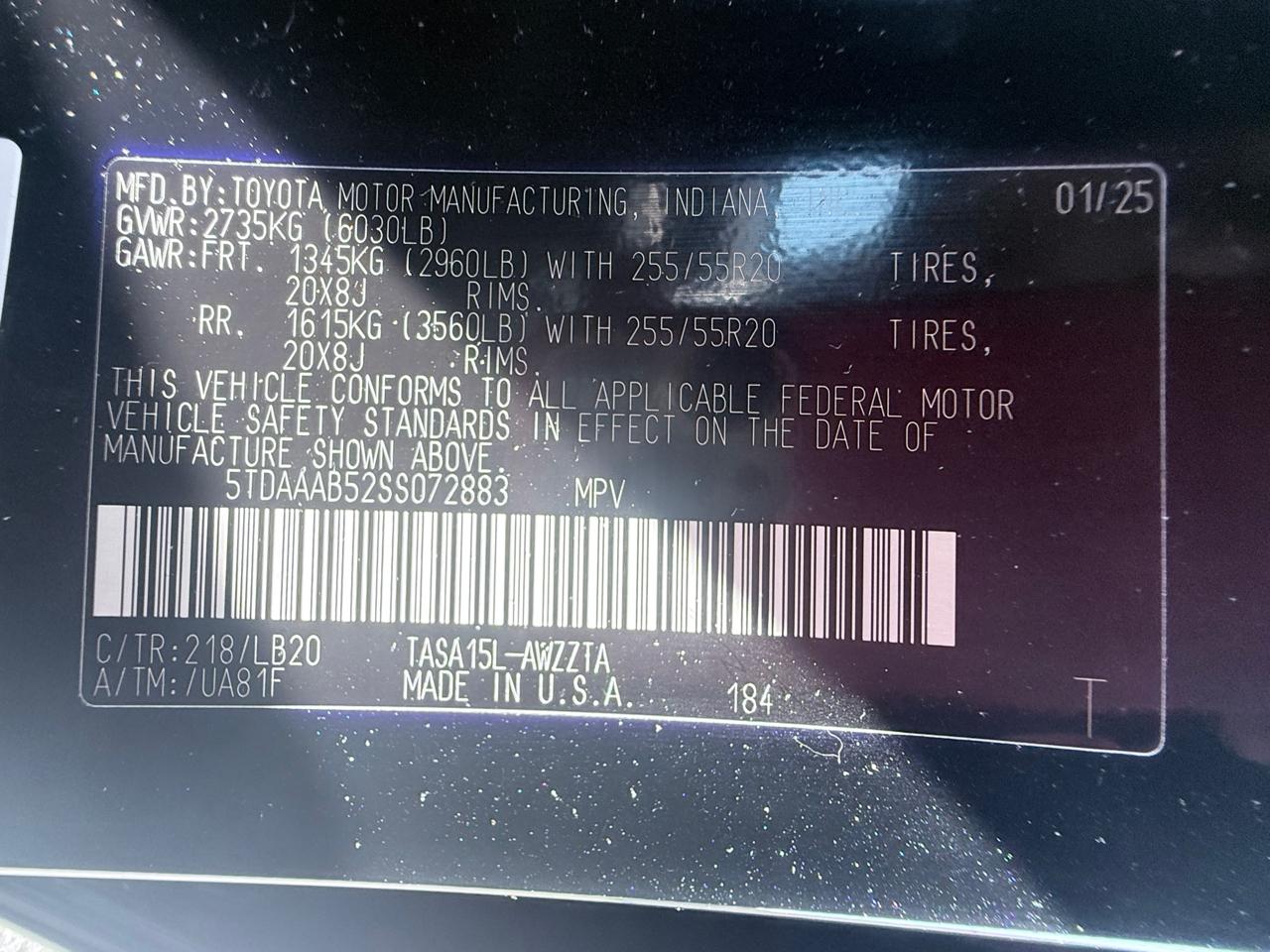 Toyota Grand Highlander XLE AWD 2025