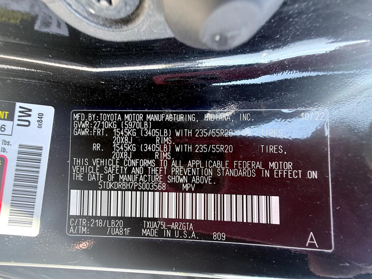 Toyota Highlander Others 2023