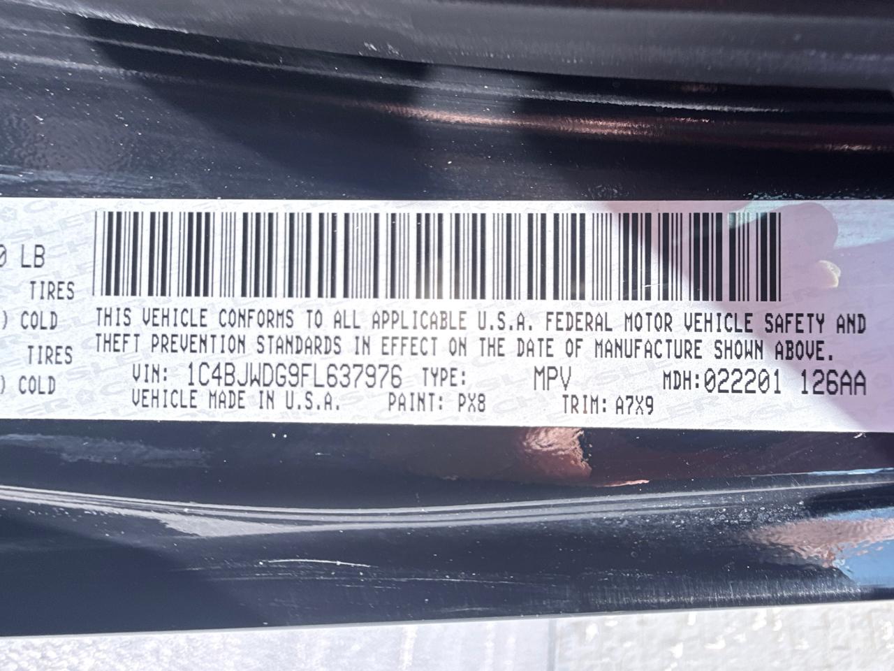 Jeep Wrangler Unlimited Sport 4WD 2015