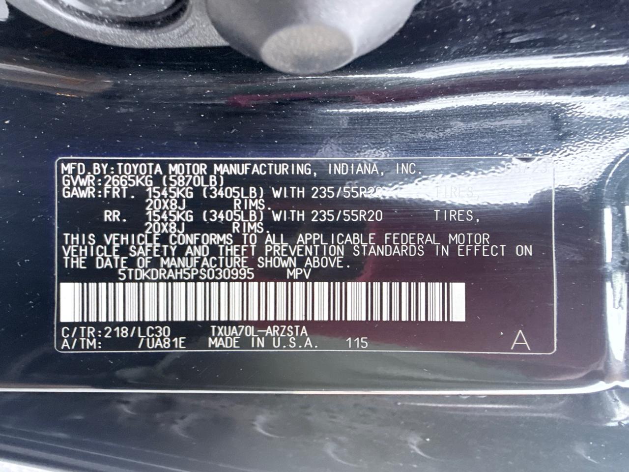 Toyota Highlander Others 2023