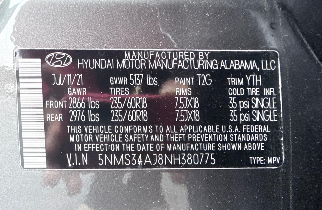 Hyundai Santa Fe SEL w/Premium Package 2022