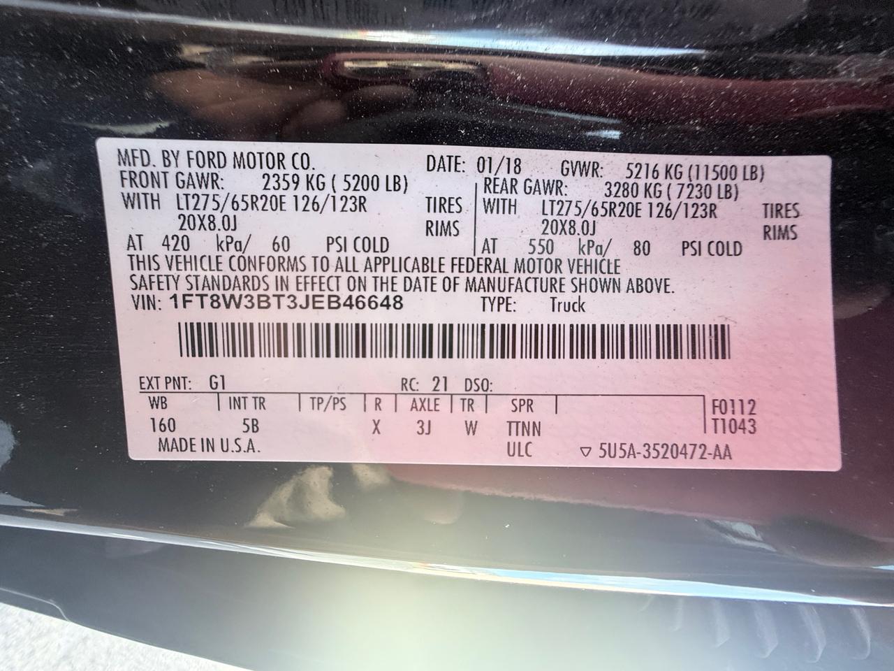 Ford F-350 SD King Ranch Crew Cab 4WD 2018
