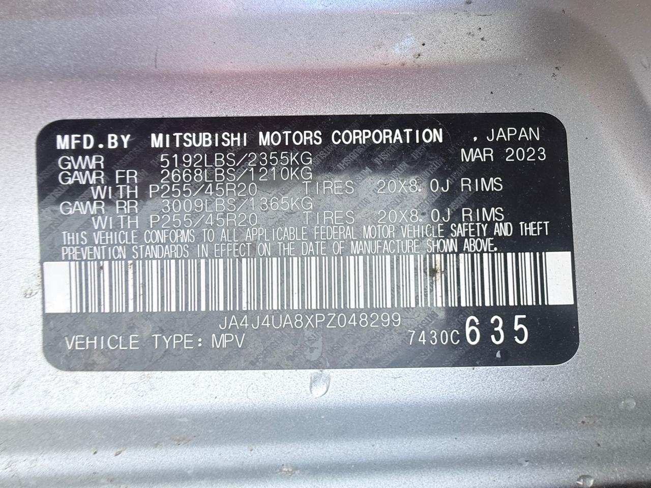 Mitsubishi Outlander SE 4WD 2023