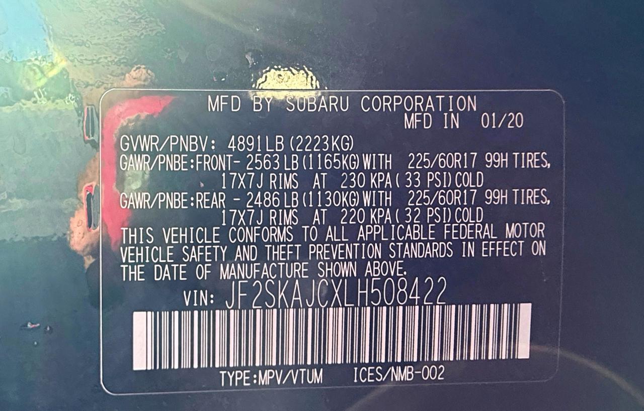 Subaru Forester Sport 2020