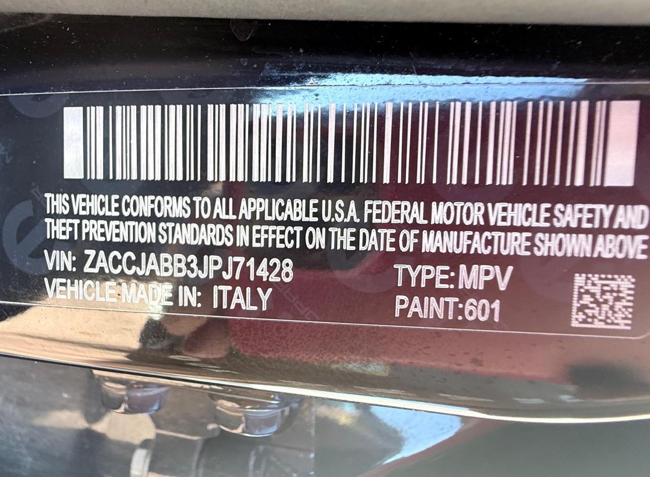 Jeep Renegade Latitude FWD 2018
