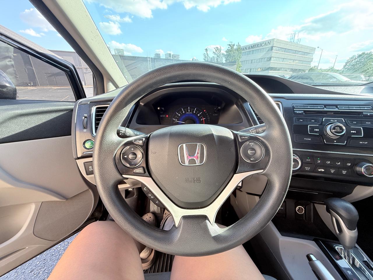 Honda Civic LX Sedan 5-Speed AT 2013
