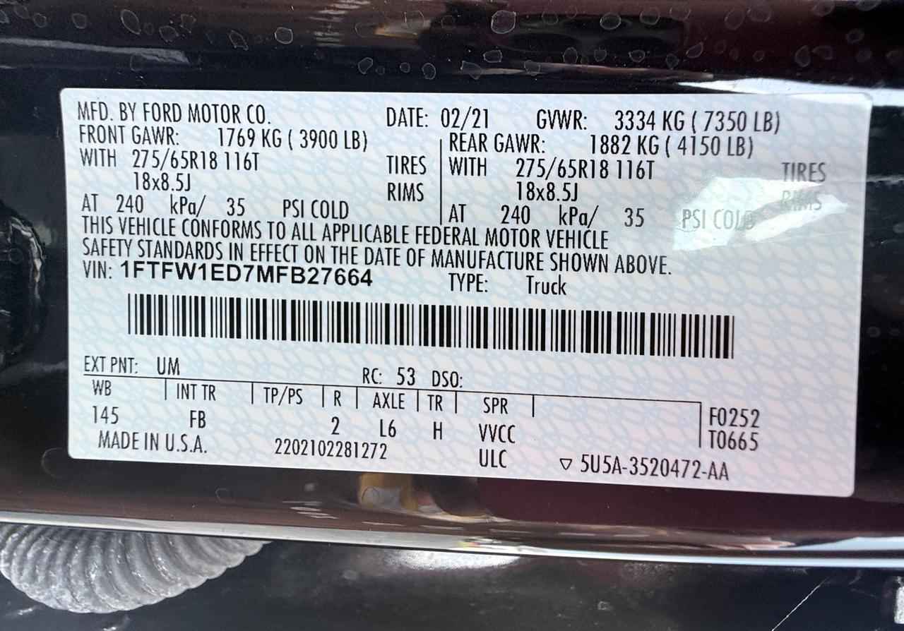 Ford F-150 XL SuperCrew 6.5-ft. Bed 4WD 2021
