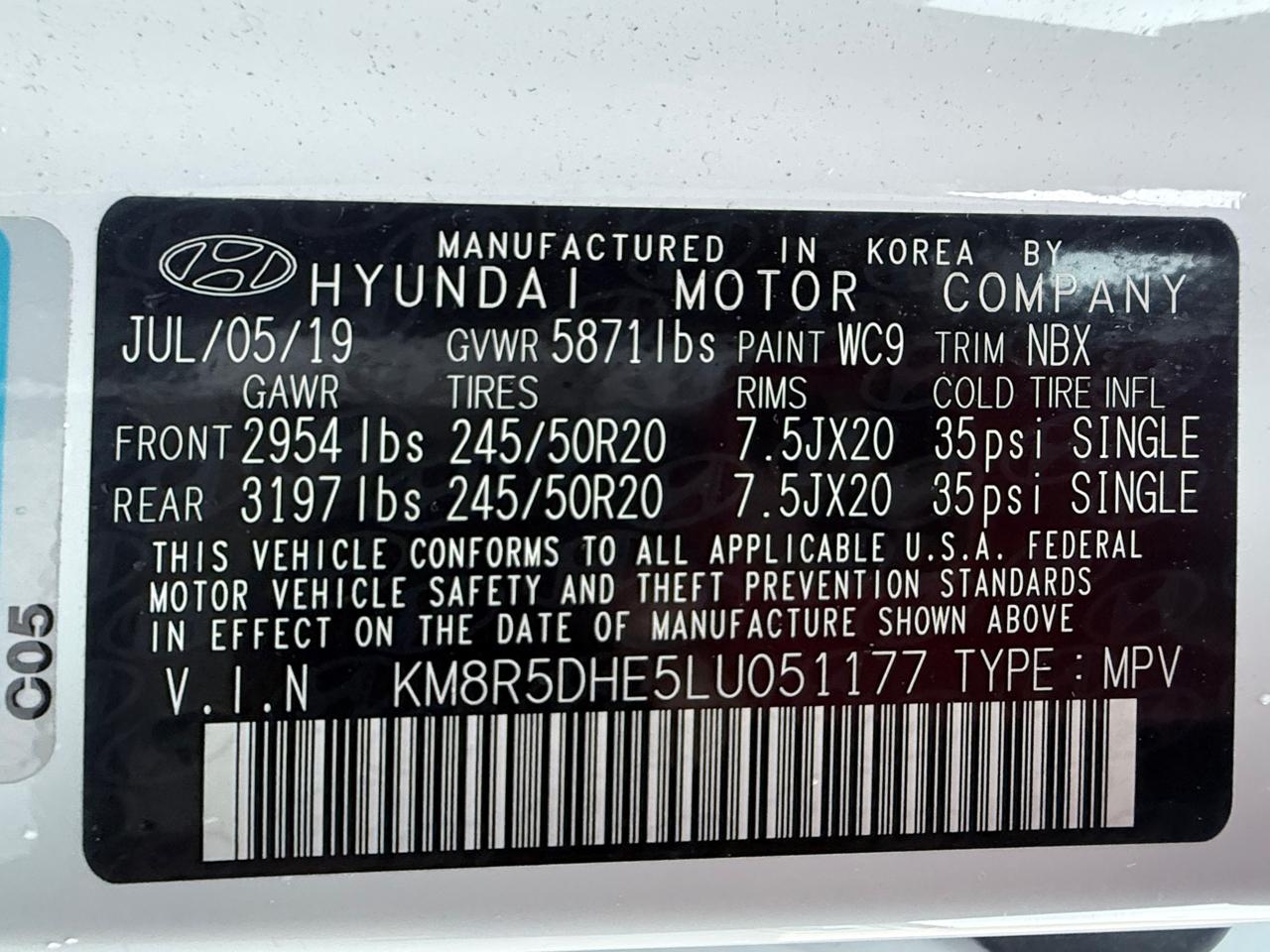 Hyundai Palisade Limited AWD 2020