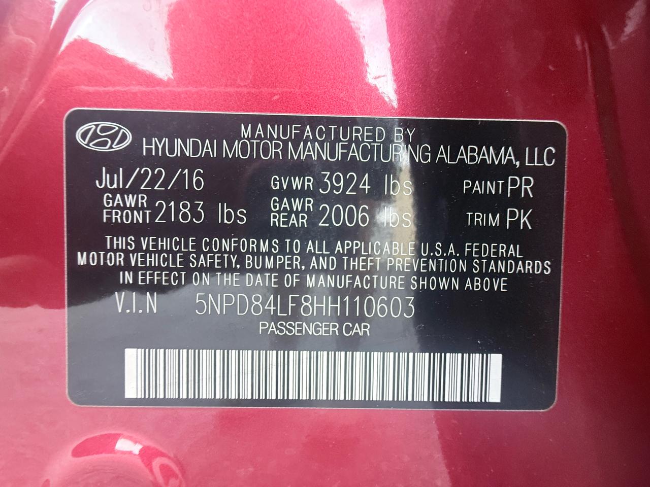 Hyundai Elantra Limited 2017
