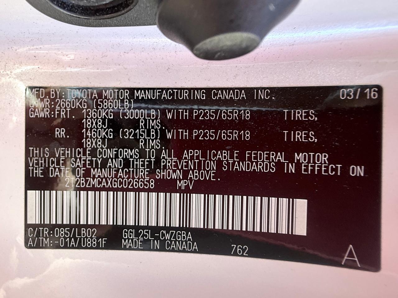 Lexus RX 350 AWD 2016