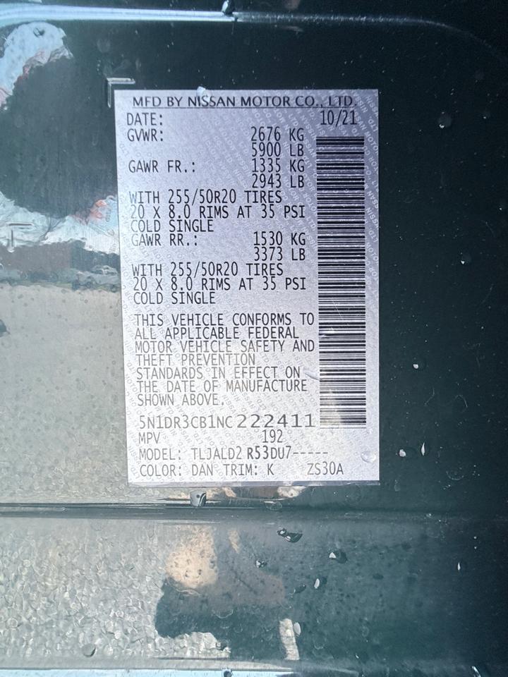 Nissan Pathfinder SL 2022