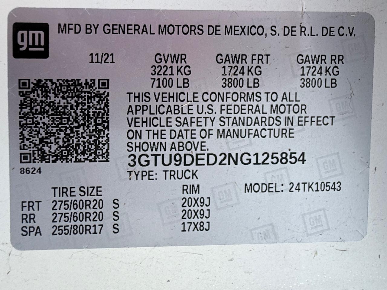 GMC Sierra 1500 Limited SLT Crew Cab Short Box 4WD 2022