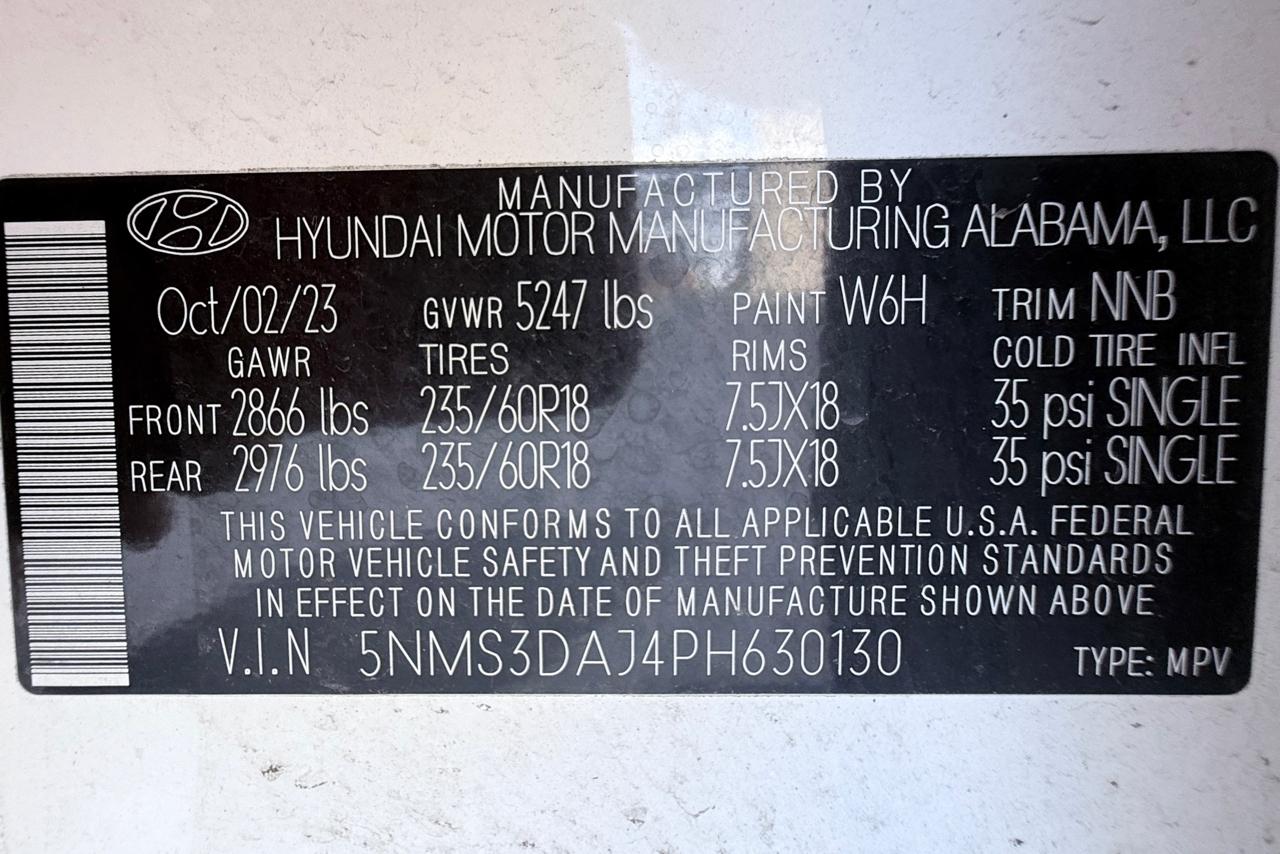 Hyundai Santa Fe SEL AWC w/Premium Package 2023