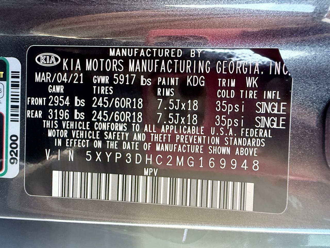 Kia Telluride EX AWD 2021
