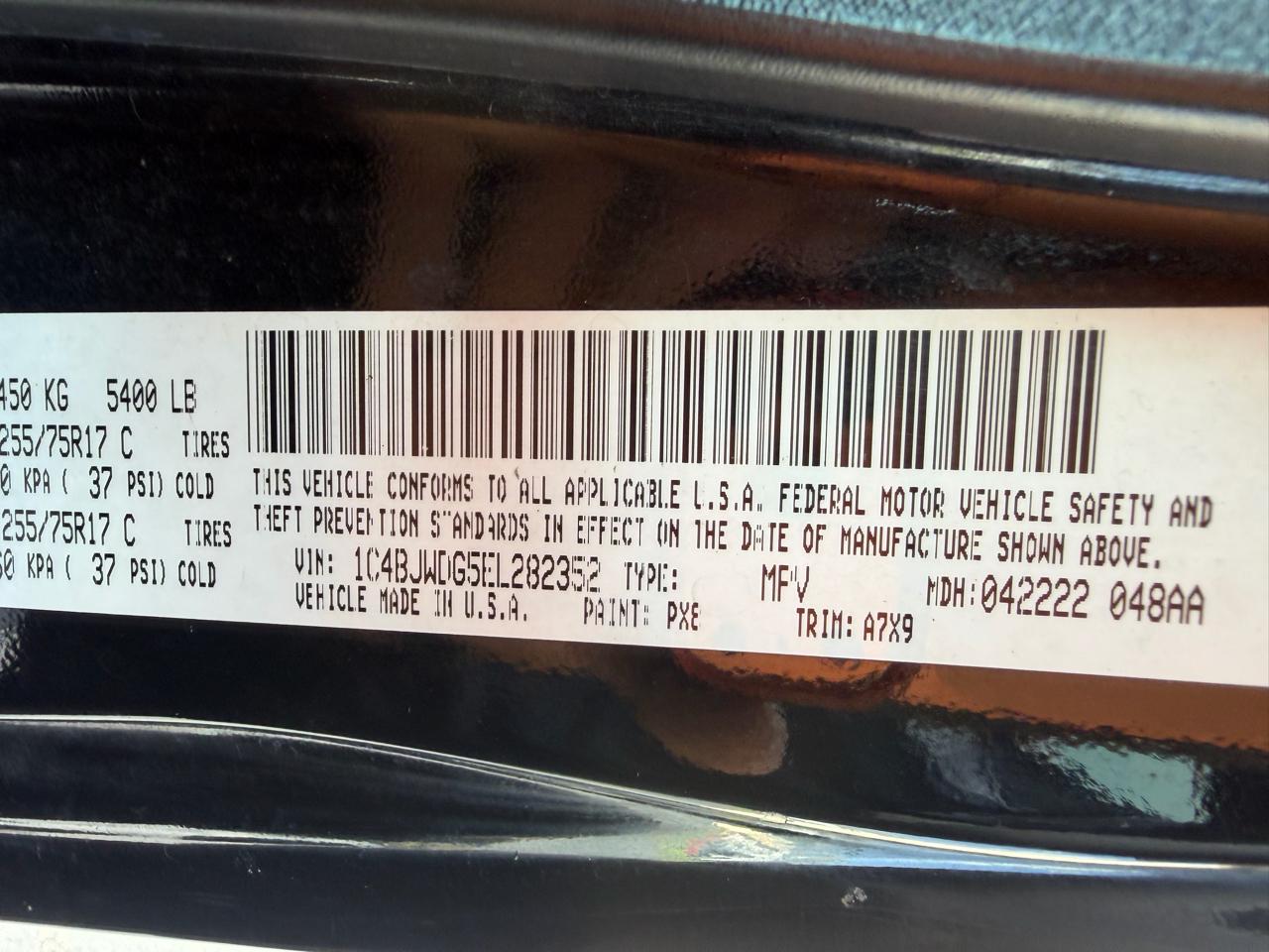 Jeep Wrangler Unlimited Sport 4WD 2014