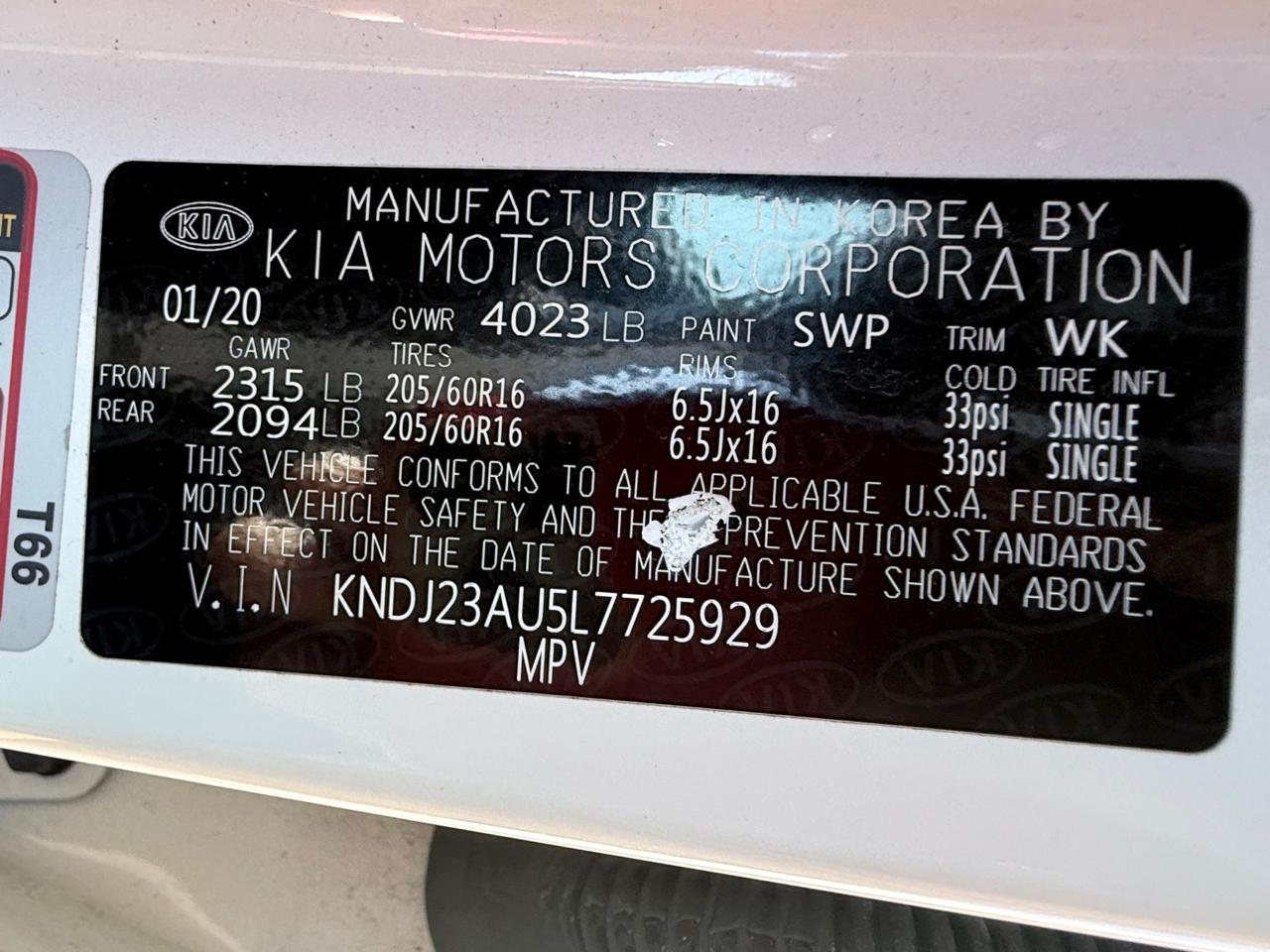 Kia Soul LX CVT 2020