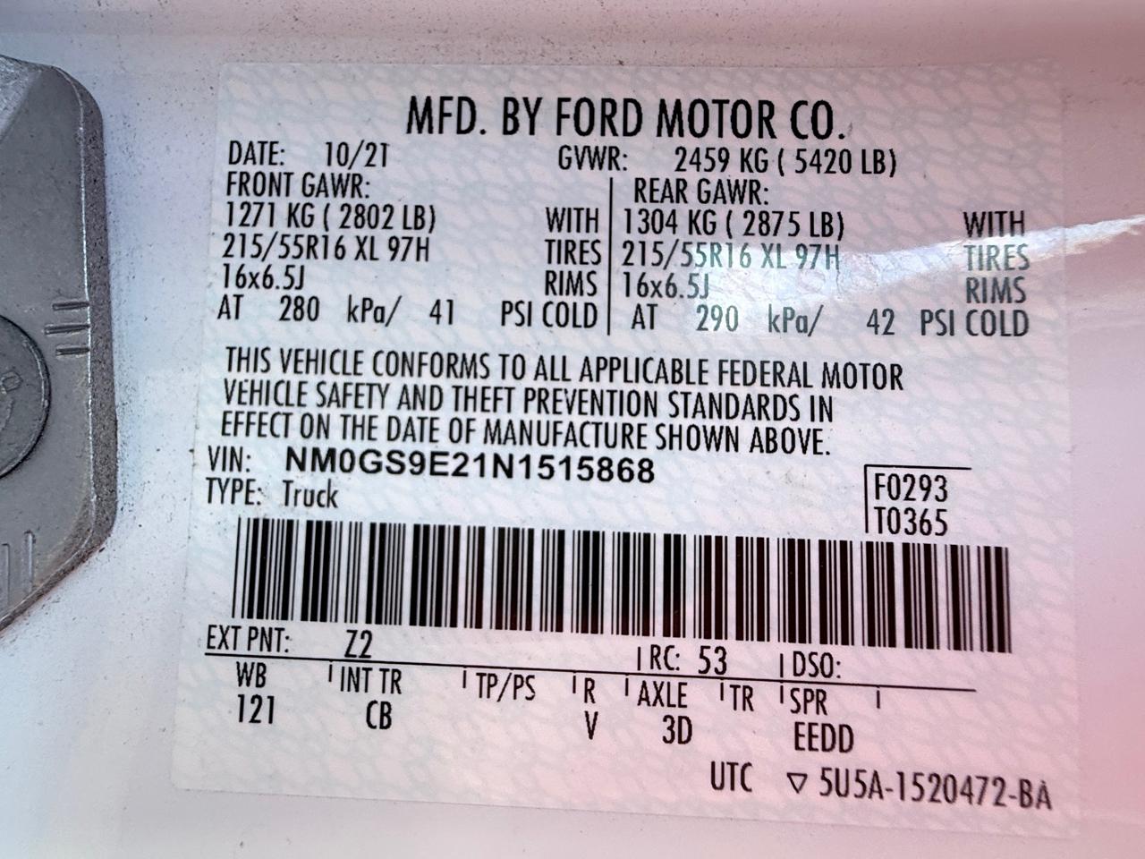 Ford Transit Connect Wagon XL LWB 2022