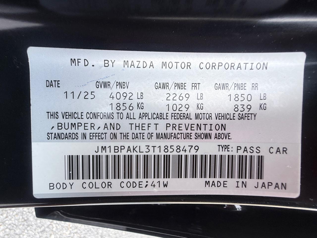 Mazda MAZDA3 Select Sport Hatchback 2026