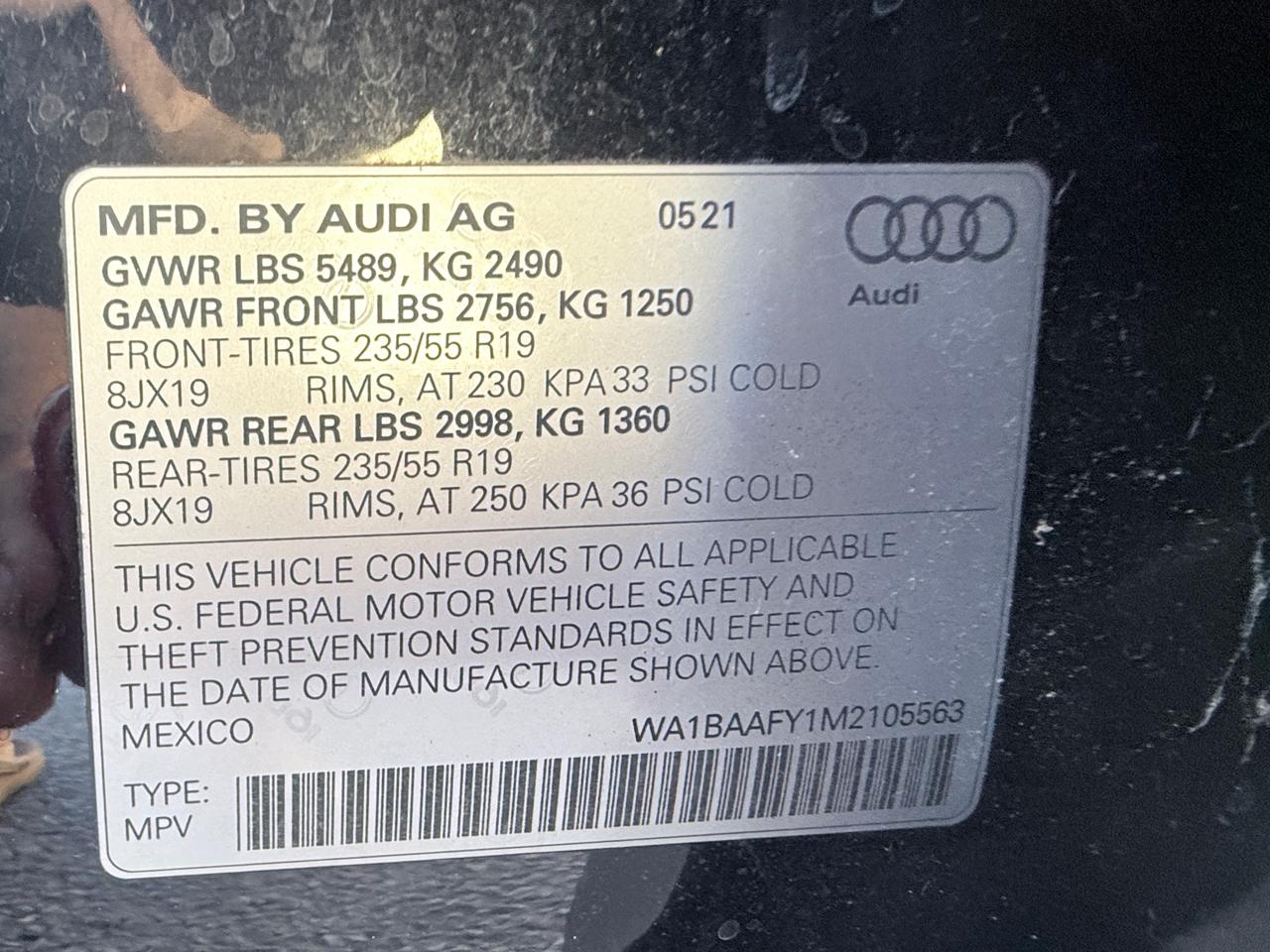 Audi Q5 2.0T Premium Plus quattro 2021