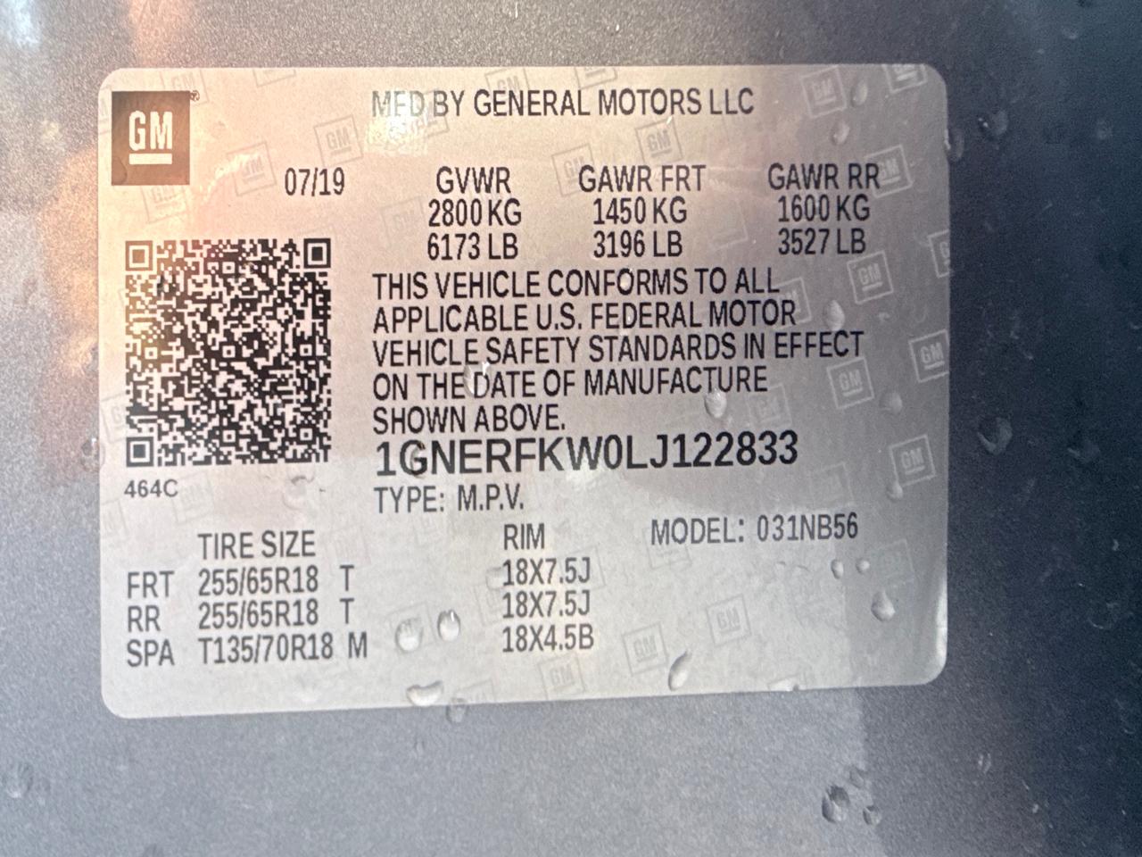 Chevrolet Traverse LS FWD 2020
