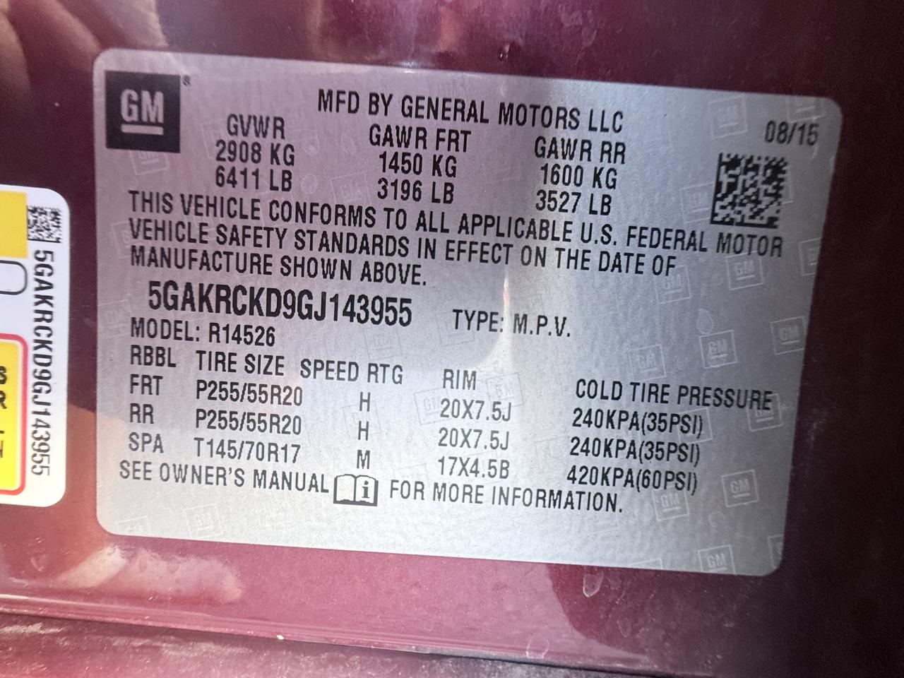 Buick Enclave Premium FWD 2016