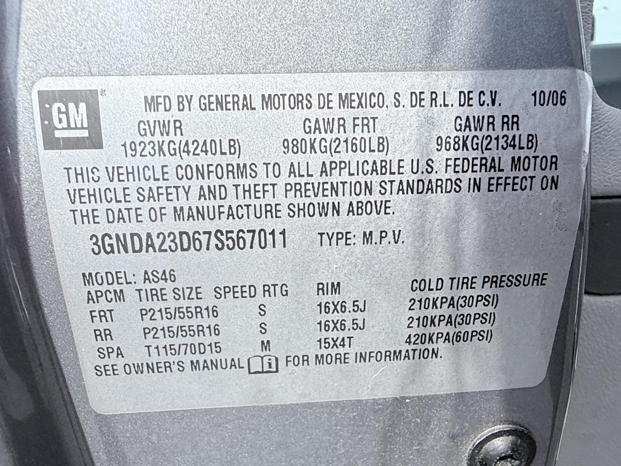 Chevrolet HHR LT1 2007