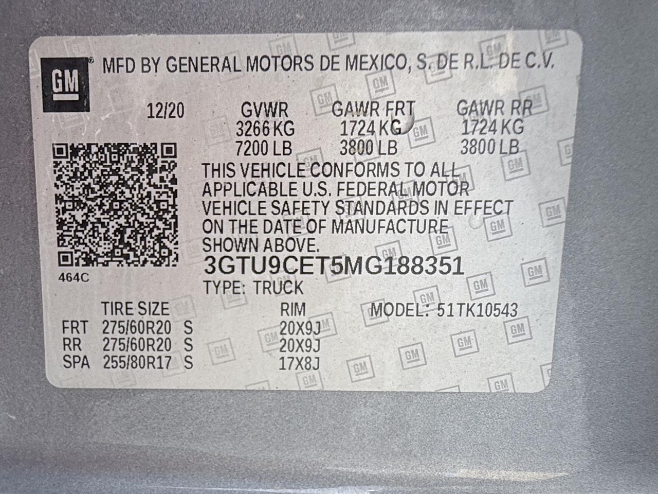 GMC Sierra 1500 Elevation Crew Cab Short Box 4WD 2021