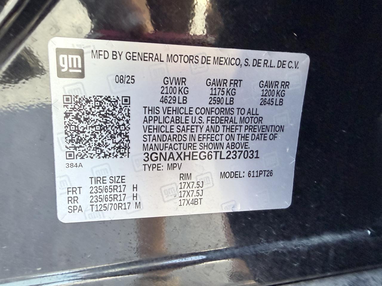 Chevrolet Equinox LT 2WD 2026