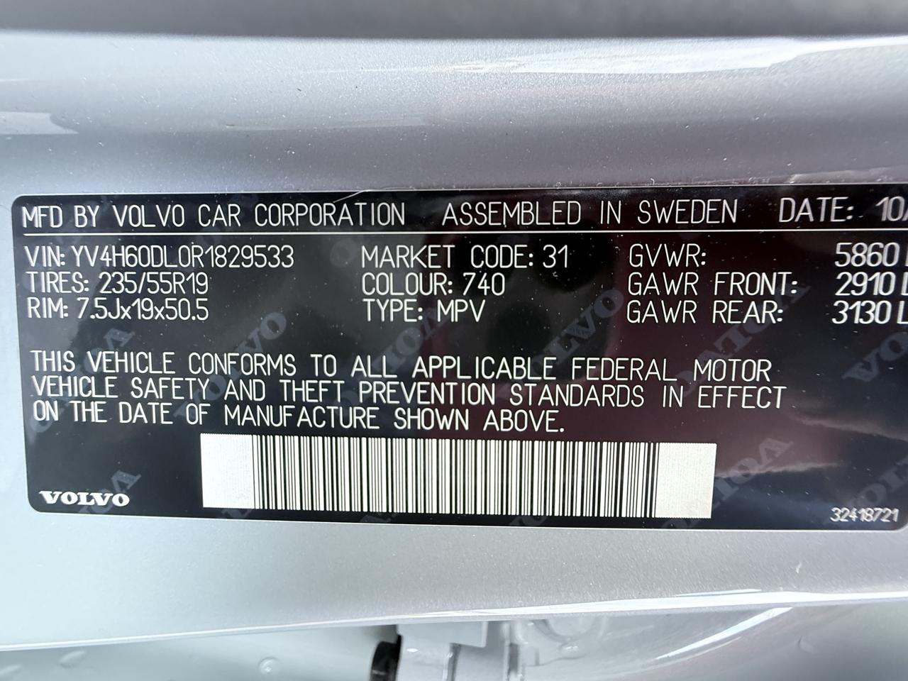 Volvo XC60 Recharge T8 Plus Dark AWD 2024