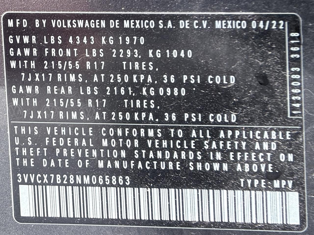 Volkswagen Taos S 2022