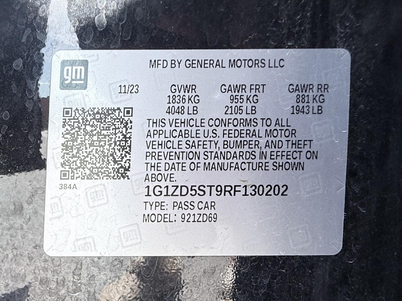 Chevrolet Malibu 1LT 2024