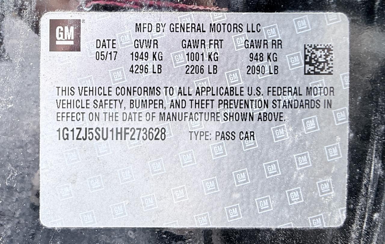 Chevrolet Malibu Hybrid 2017