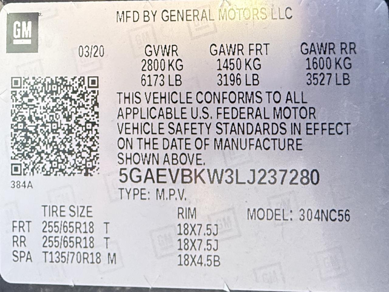 Buick Enclave Premium AWD 2020