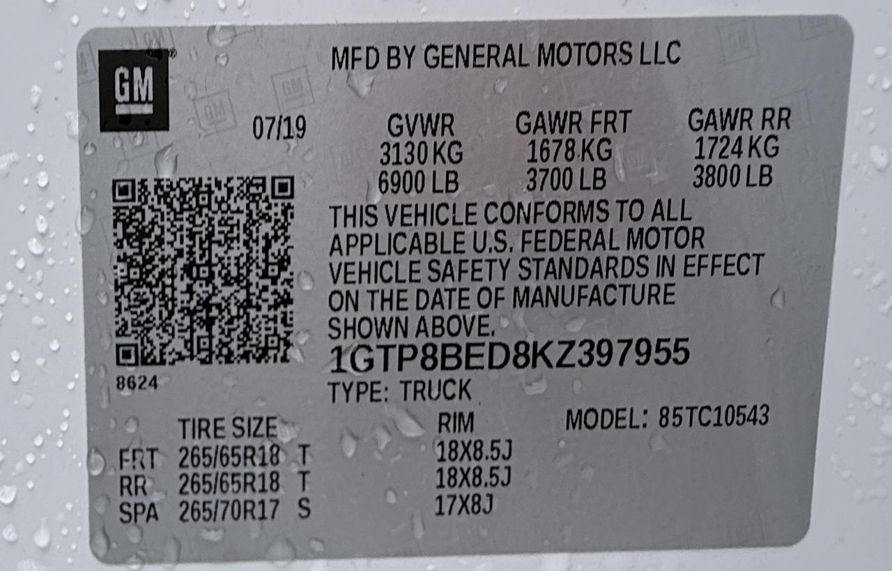 GMC Sierra 1500 SLE Crew Cab Long Box 2WD 2019