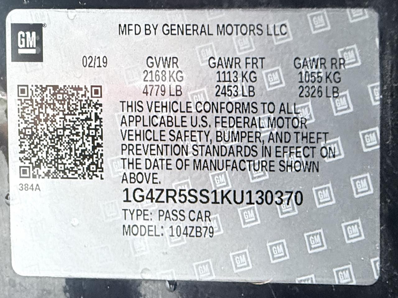 Buick LaCrosse Essence AWD 2019