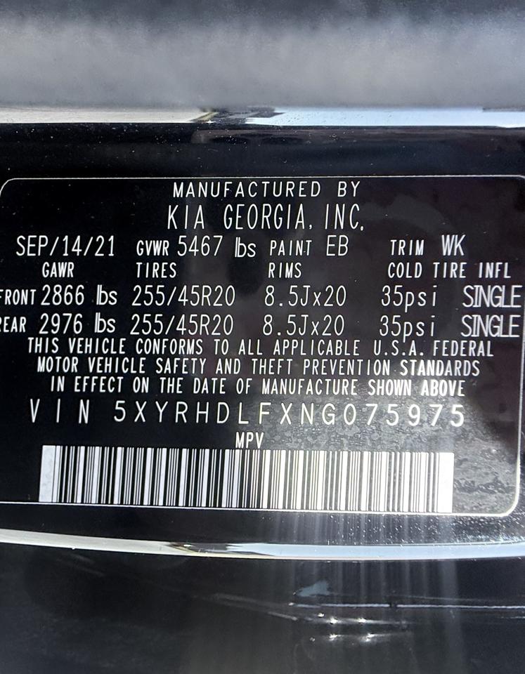 Kia Sorento X-Line EX AWD 2022