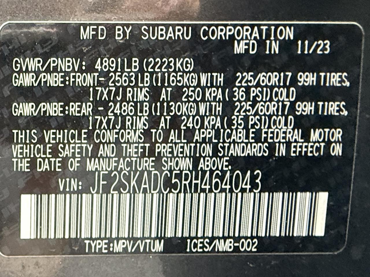 Subaru Forester Premium 2024