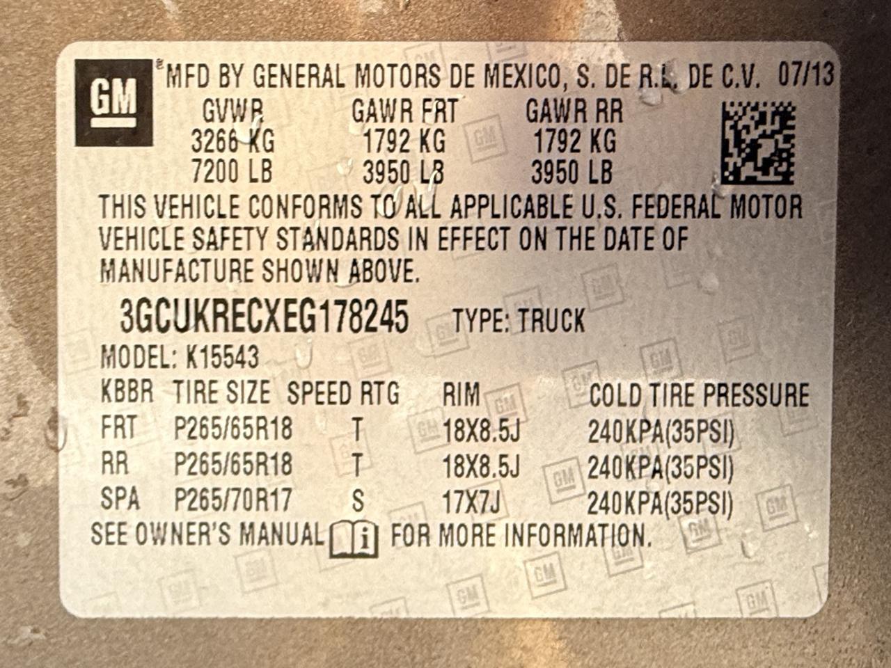 Chevrolet Silverado 1500 2LT Crew Cab Long Box 4WD 2014