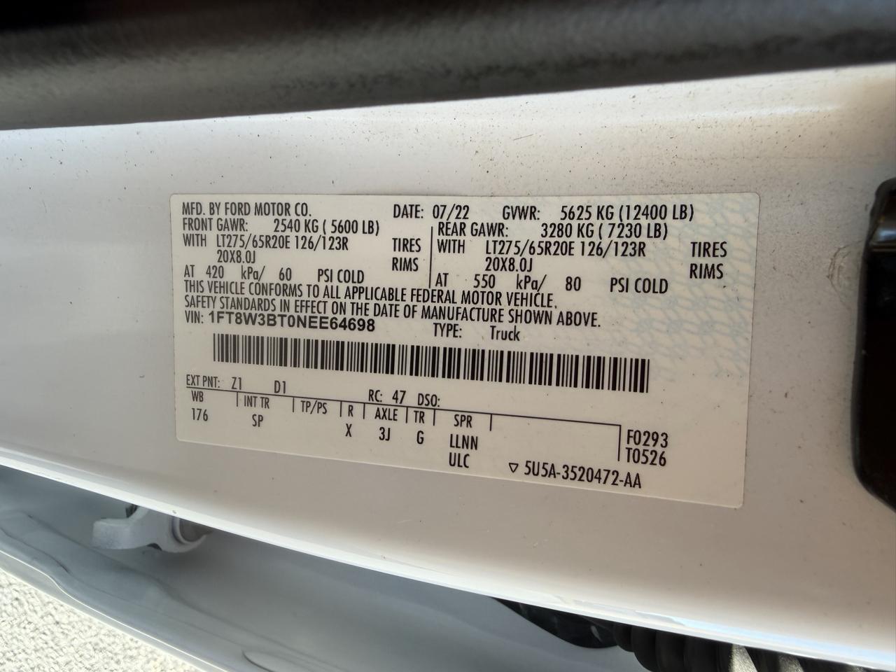 Ford F-350 SD King Ranch Crew Cab Long Bed 4WD 2022