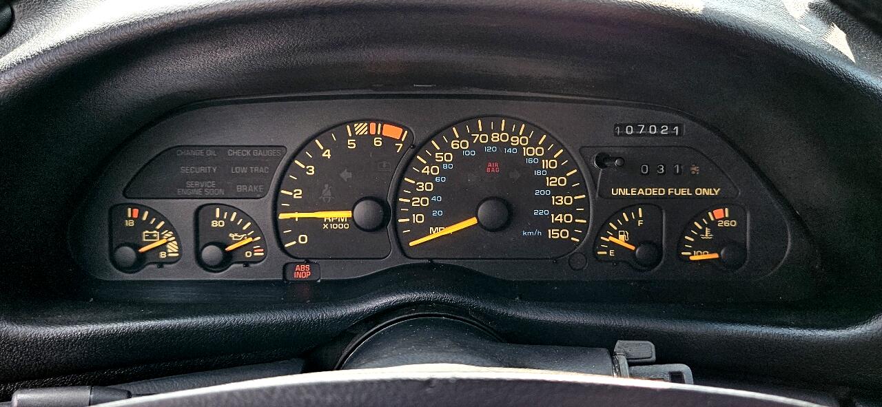 Chevrolet Camaro 2dr Coupe Z28 1993 Chevrolet Camaro 2dr Coupe Z28 1993